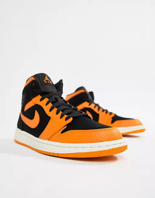 Jordan 1 shop mid orange peel