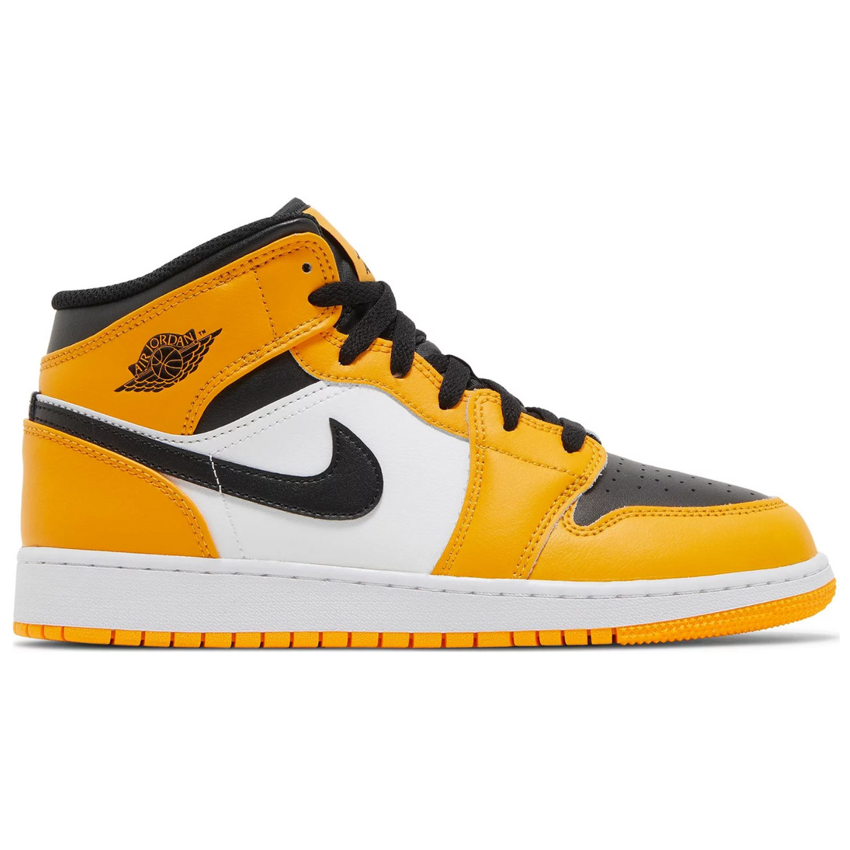 Air jordan 1 mid gs black sales