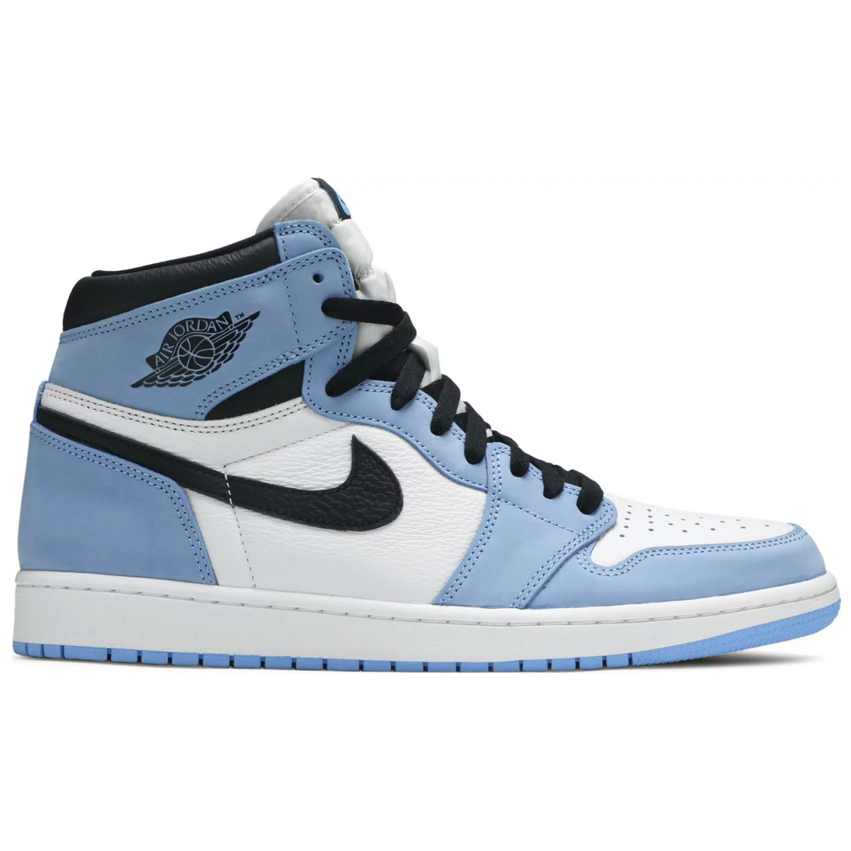 Air jordan 1 blue white and black on sale