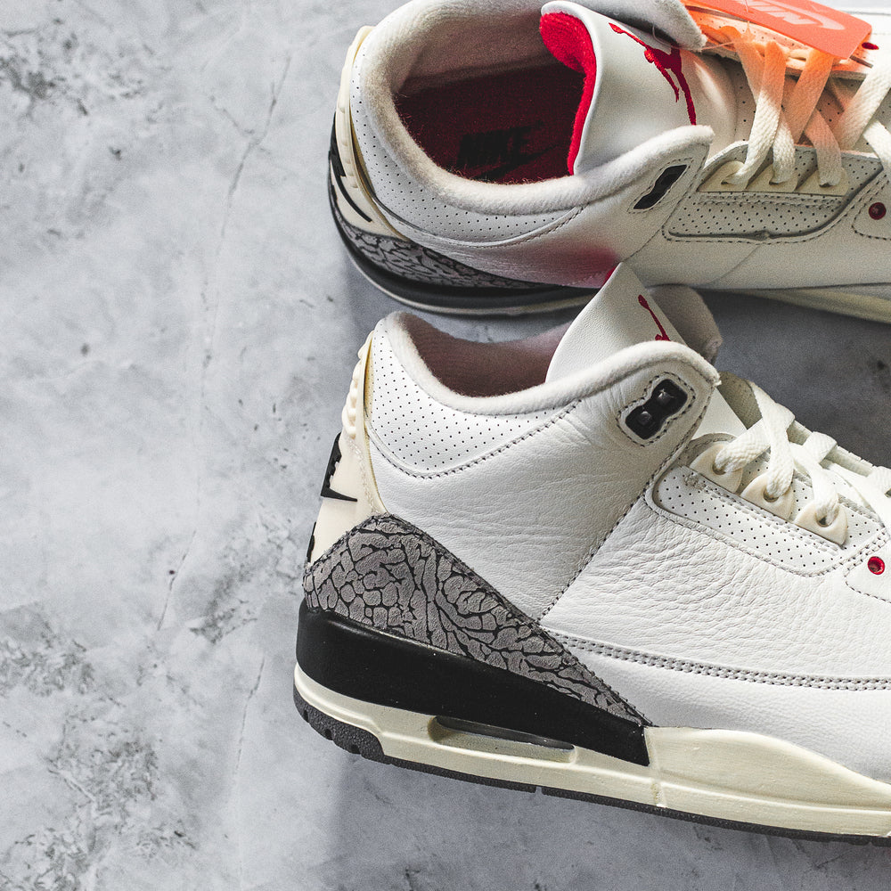 Jordan 3 clearance white cement 2019