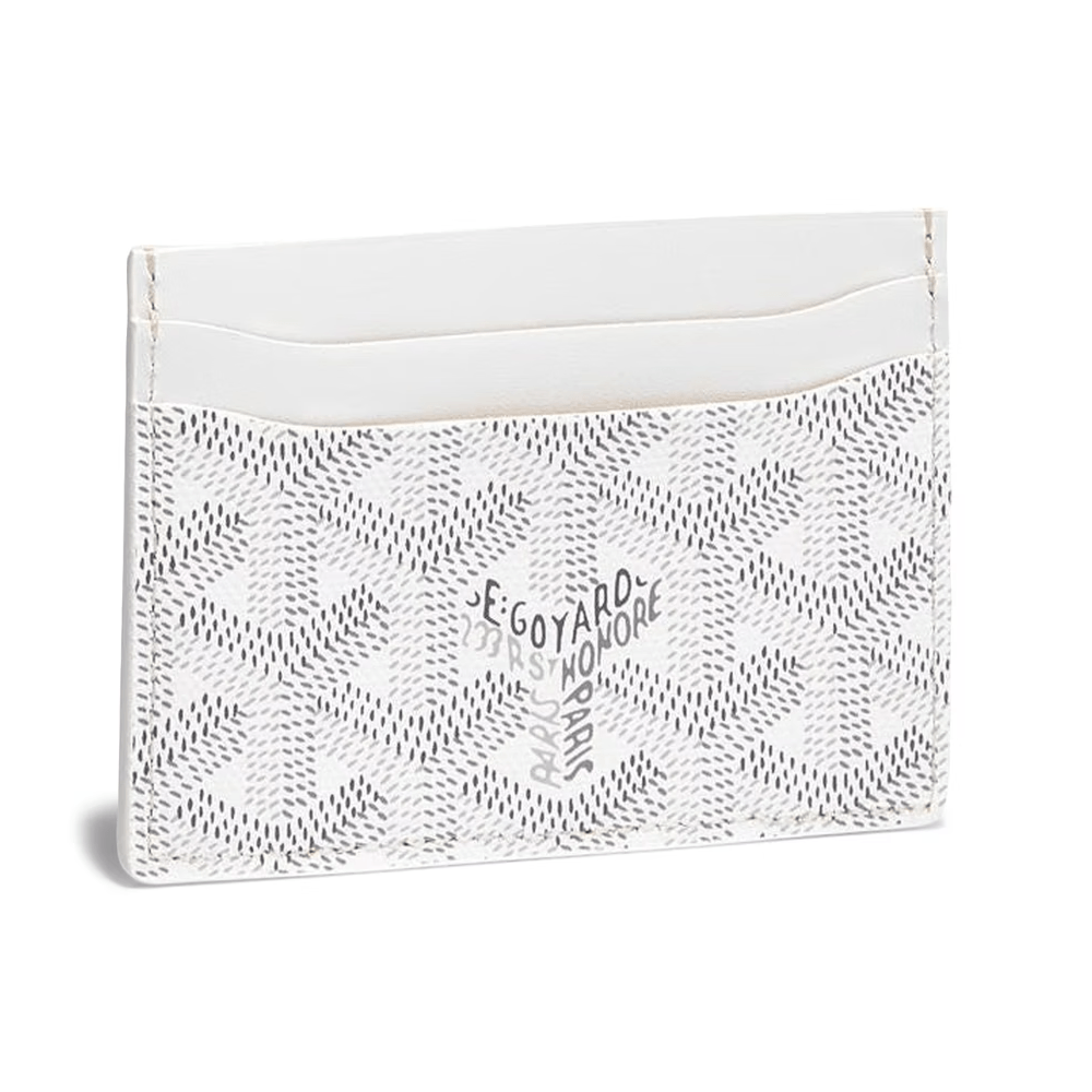 Goyard Goyard Card Holder Saint Sulpice Black / Natural Brown