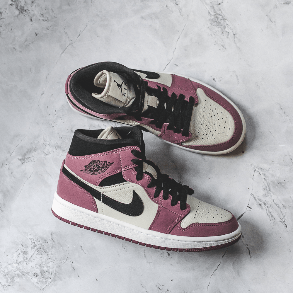 Jordan 1 Mid SE Light Mulberry (W) - Swest Kicks