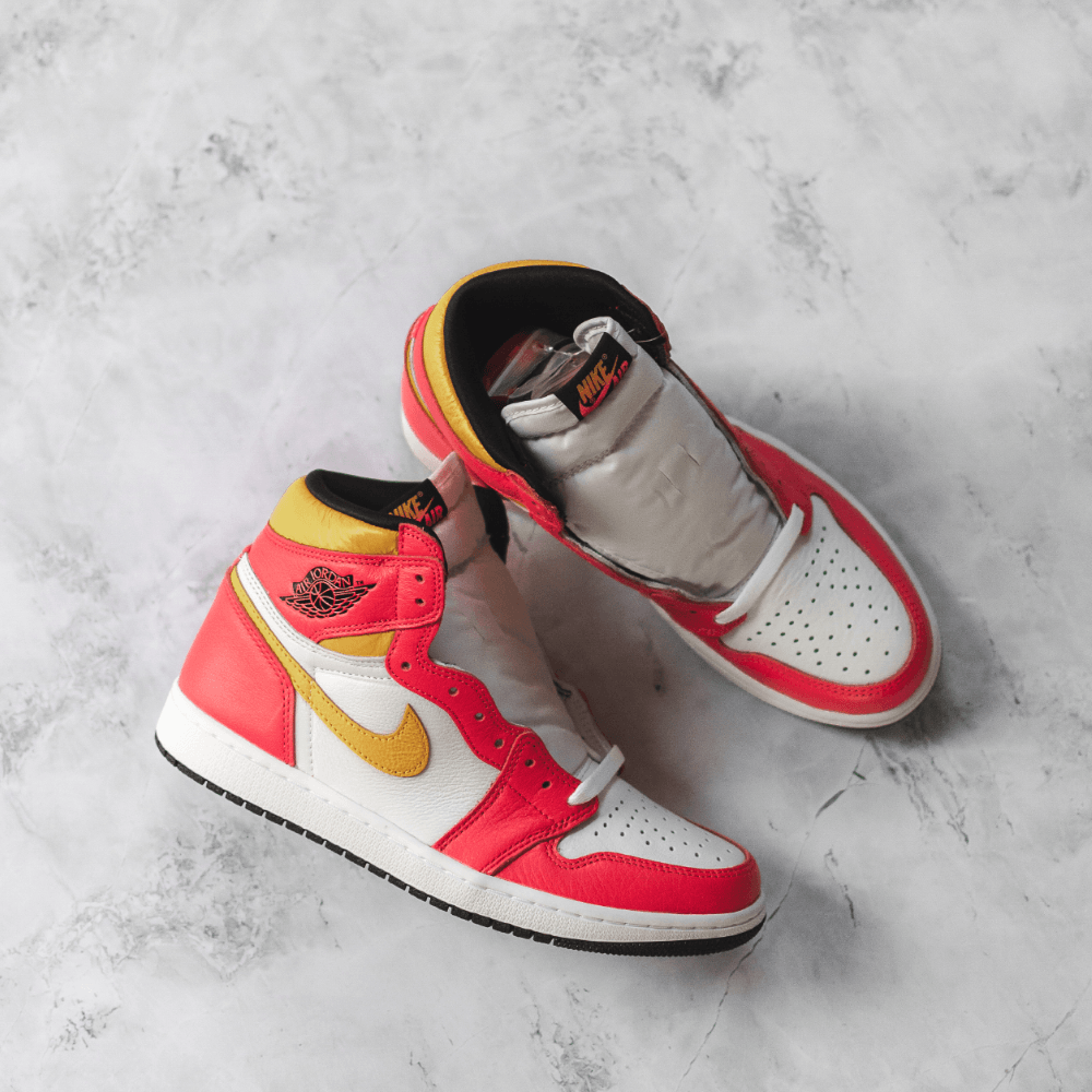 Jordan 1 Retro High OG Light Fusion Red - Swest Kicks