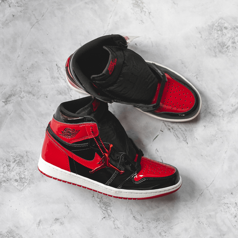 Air Jordan 1 Retro High OG 'Patent Bred' 555088-063 - KICKS CREW