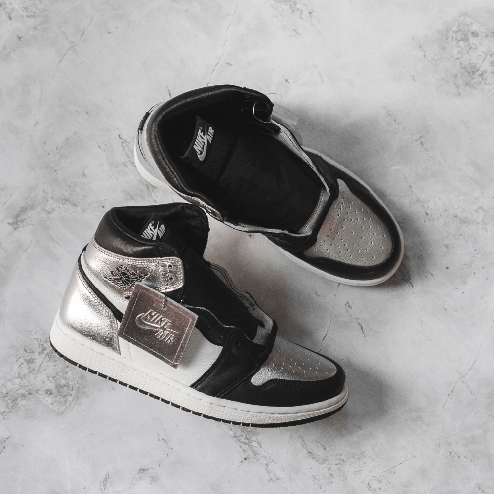 Jordan 1 Retro High Silver Toe (W) - Swest Kicks