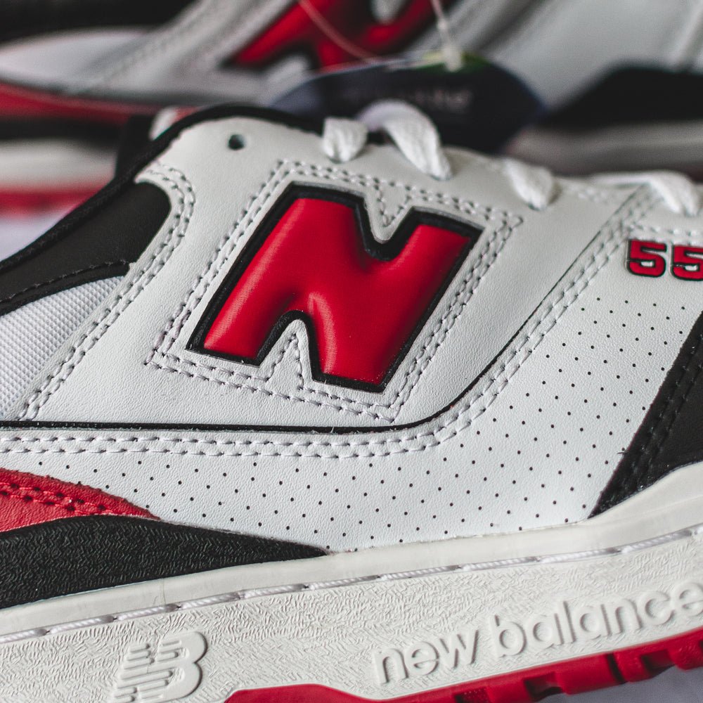 New Balance 550 White Red Black - Swest Kicks