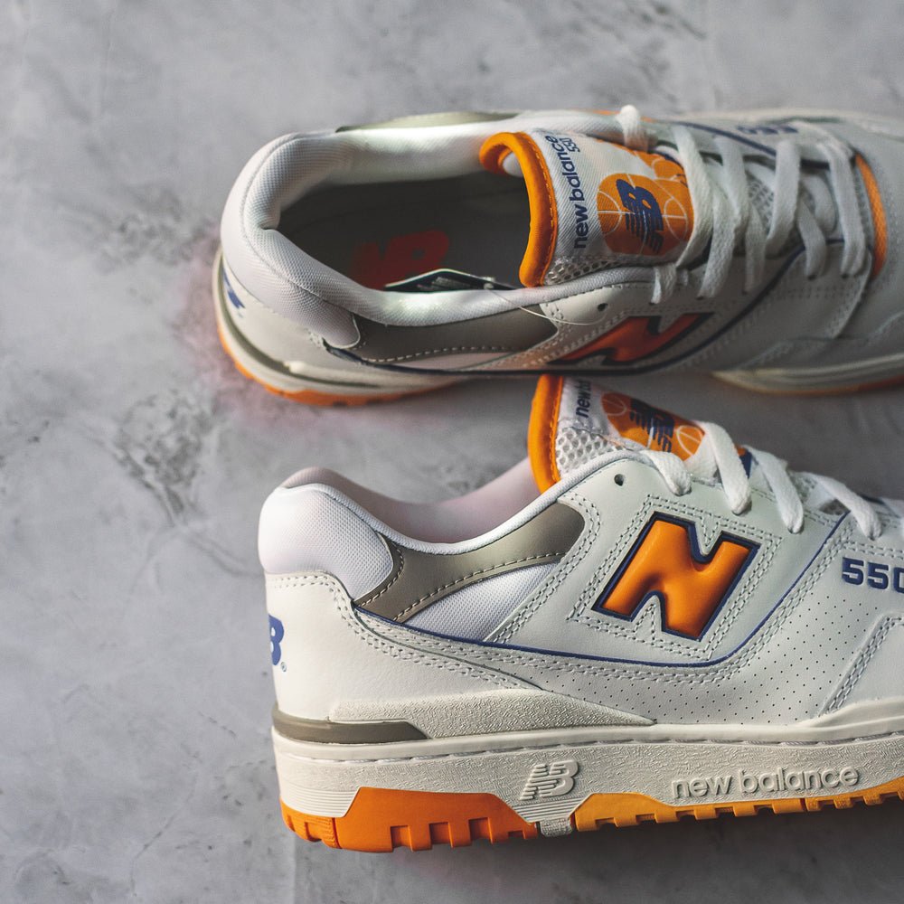 New Balance 550 White Vibrant Orange - Swest Kicks