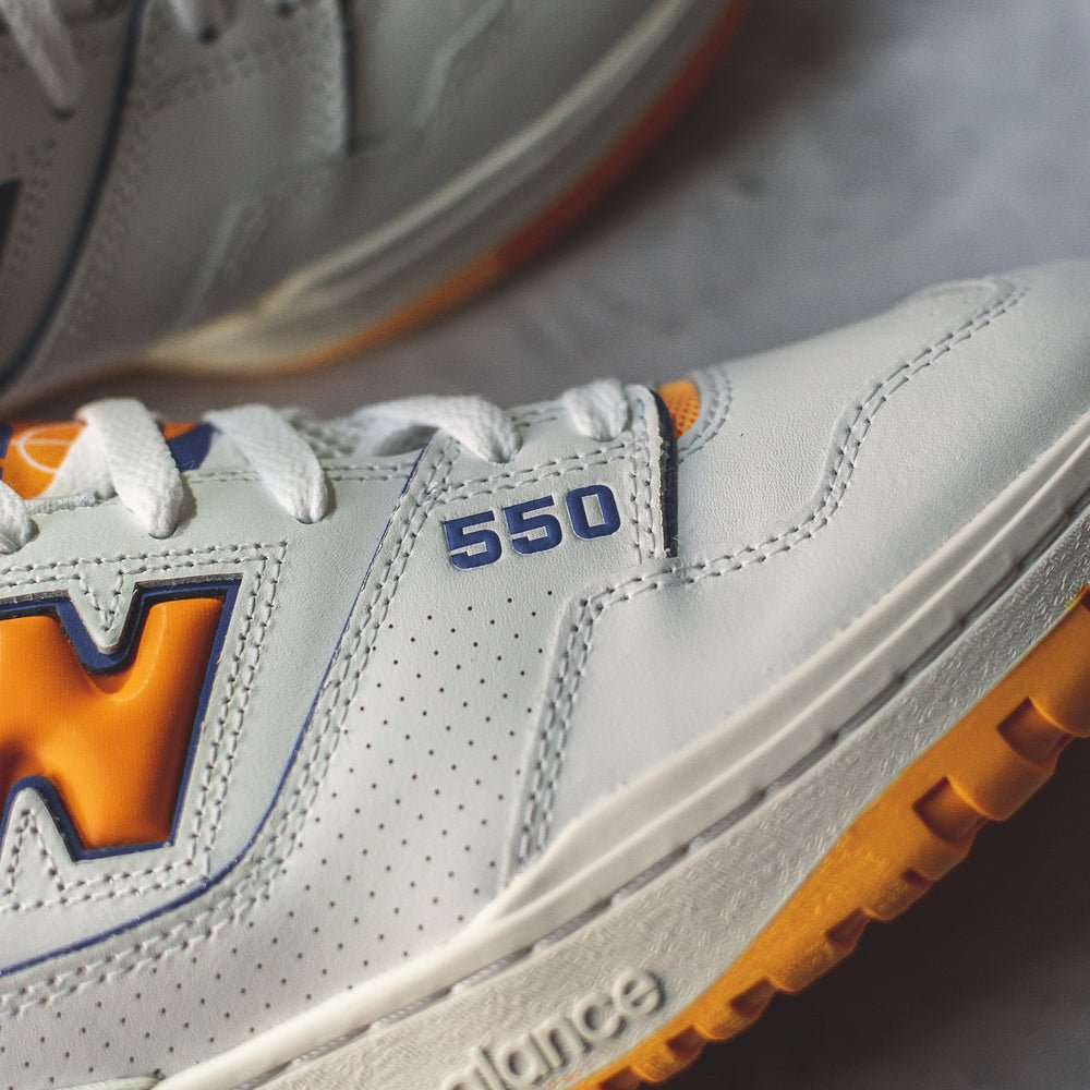 New Balance 550 White Vibrant Orange - Swest Kicks
