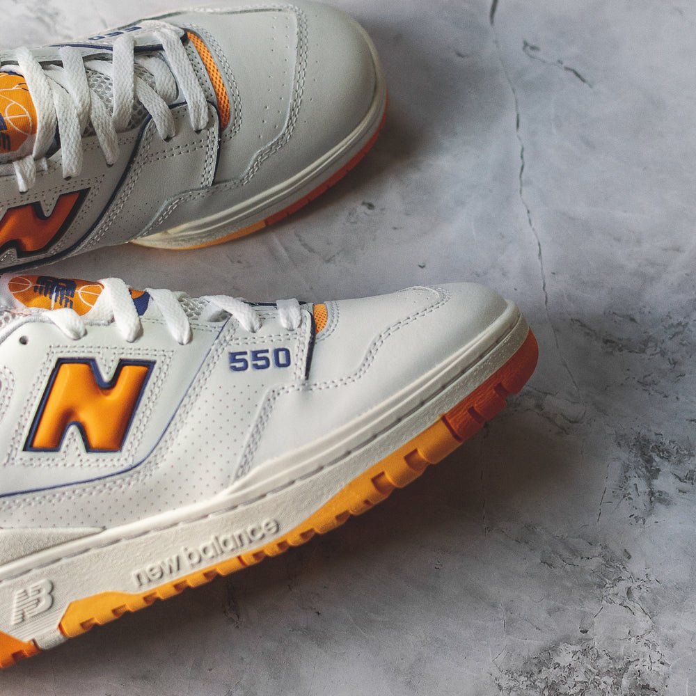New Balance 550 White Vibrant Orange - Swest Kicks
