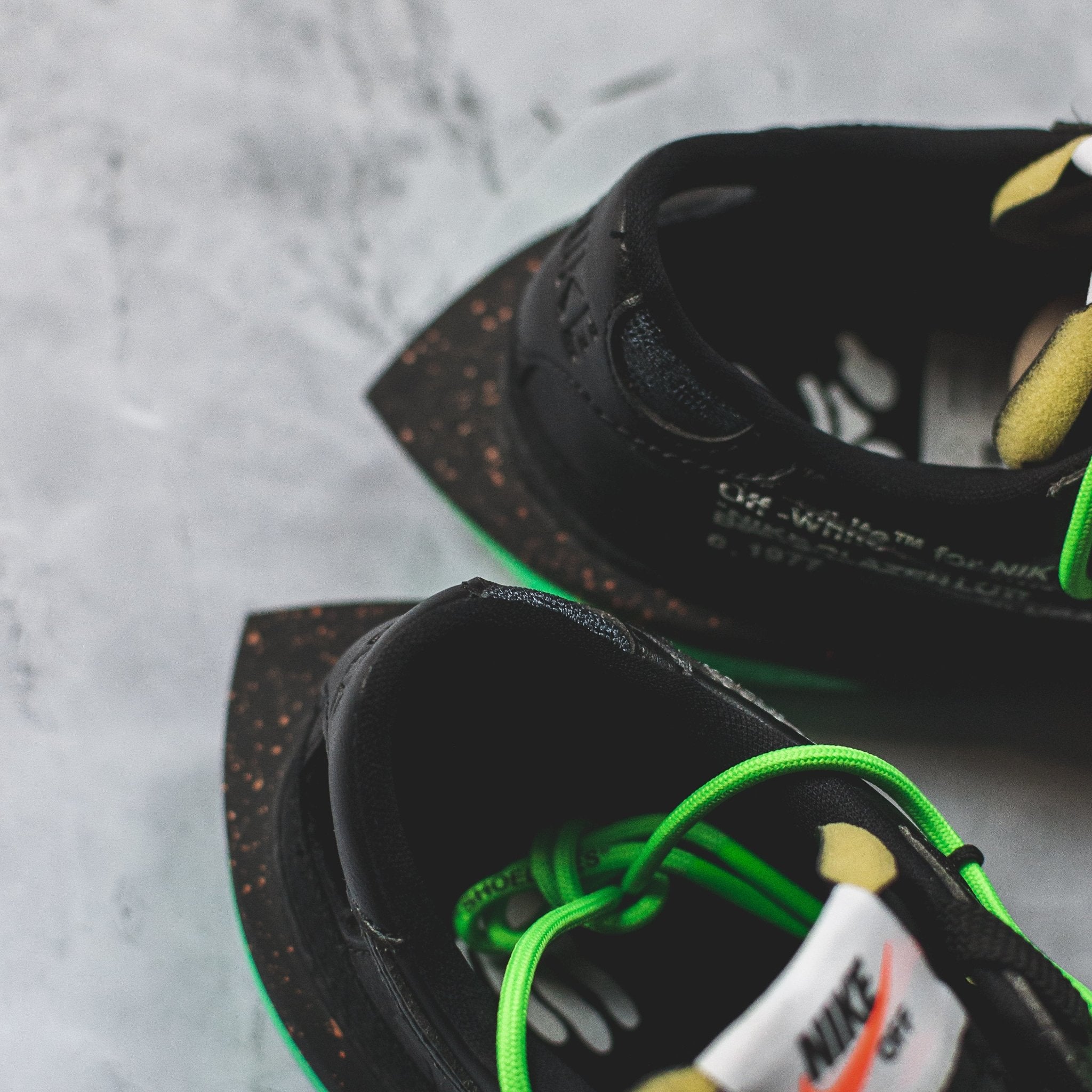 Nike Blazer Low Off-White Black Electro Green - Swest Kicks