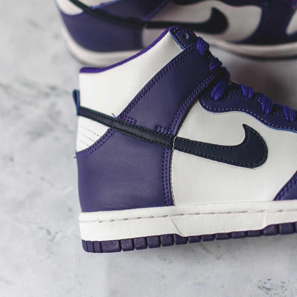 Nike Dunk High Electro Purple Midnight Navy (GS) - Swest Kicks