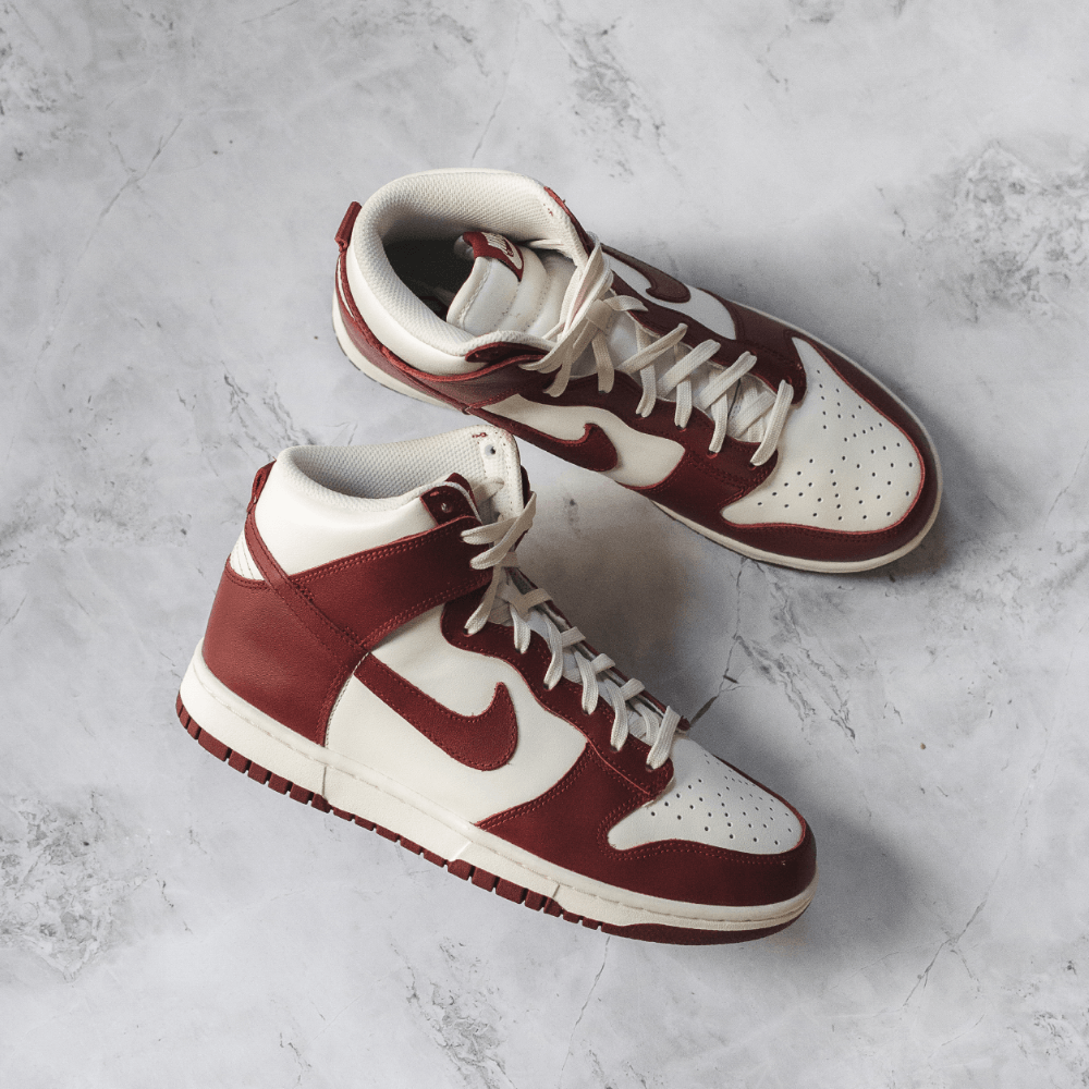 Nike Dunk High Sail Team Red (W) - Swest Kicks