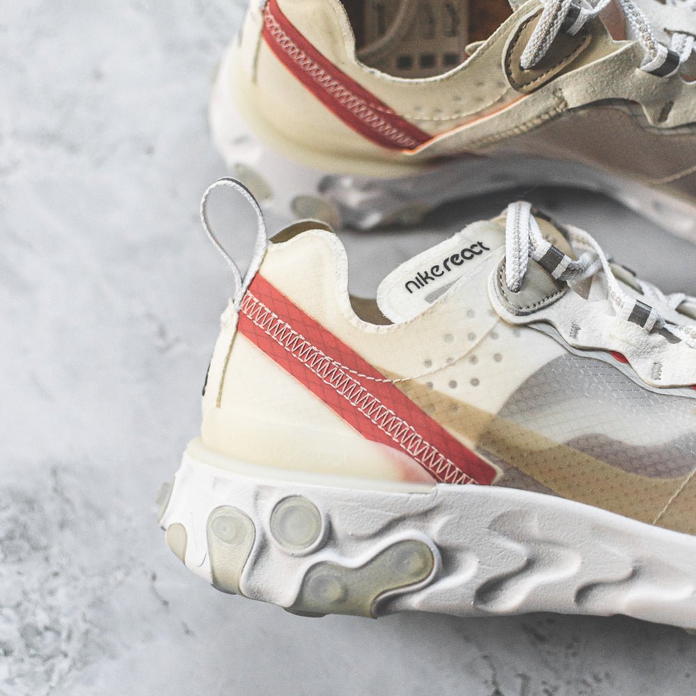 Nike React Element 87 Sail Light Bone - Swest Kicks