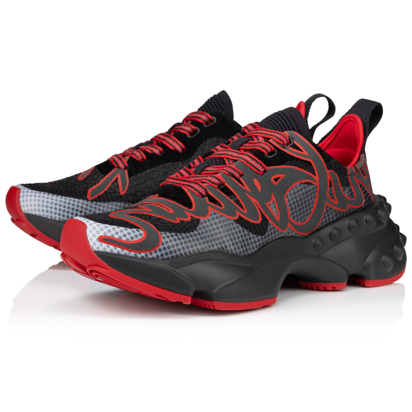 Christian Louboutin Rocknrun Sneakers 'Mesh Black' – Swest Kicks