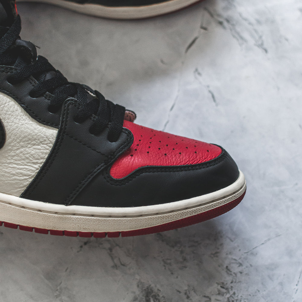 Jordan 1 Retro High OG Bred Toe Swest Kicks