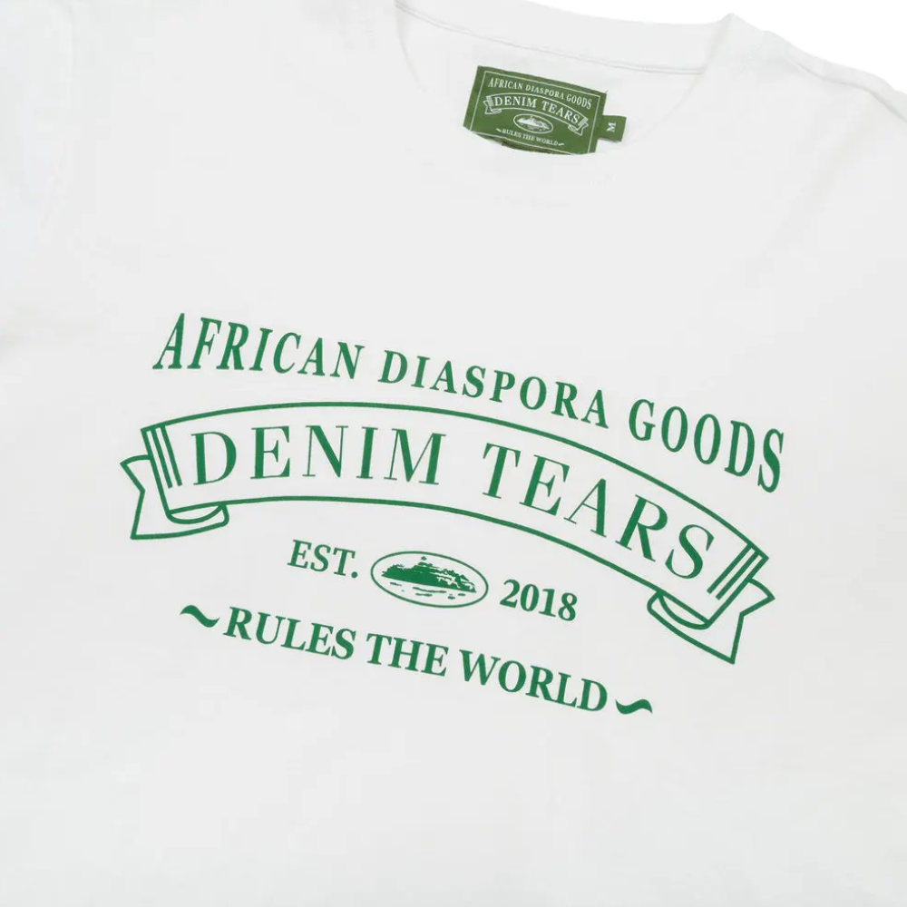 Denim Tears x Corteiz ADG T-Shirt 'White' – Swest Kicks