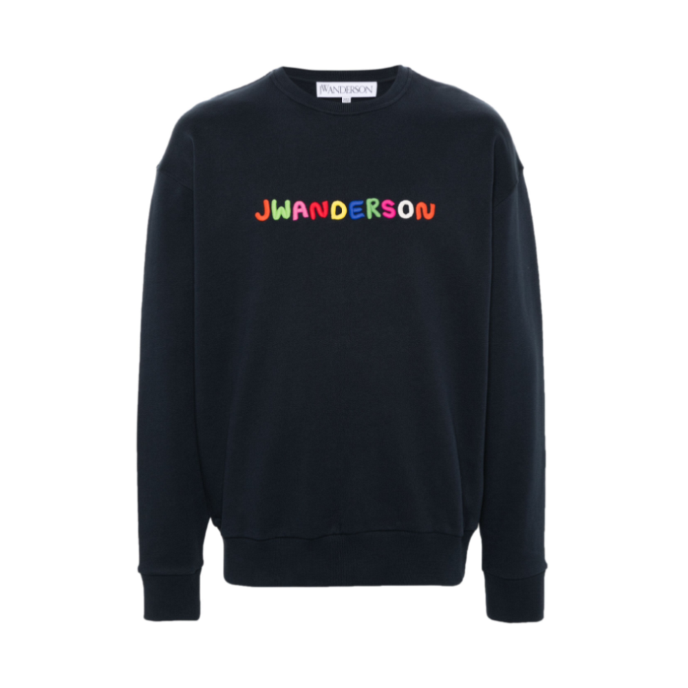 JW Anderson Logo-embroidered Crewneck 'Navy' – Swest Kicks