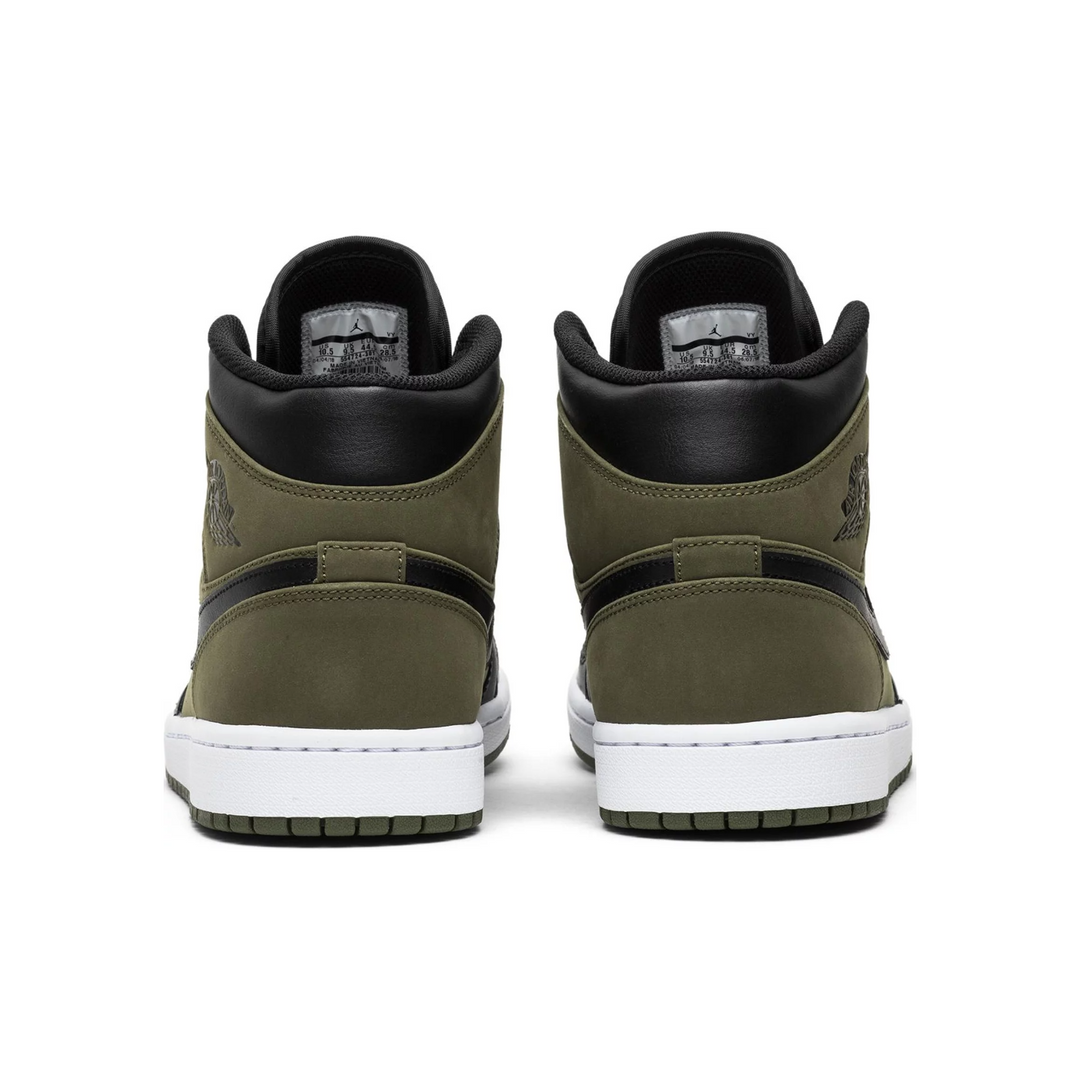 Jordan aj 1 mid olive canvas sales