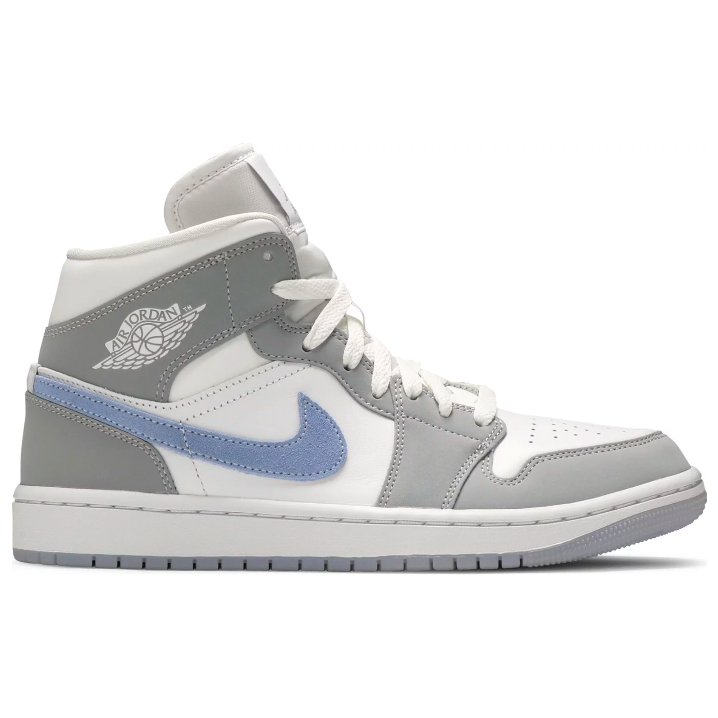 Jordan Mid Wolf Grey Aluminium (W) – Swest Kicks - Main Image