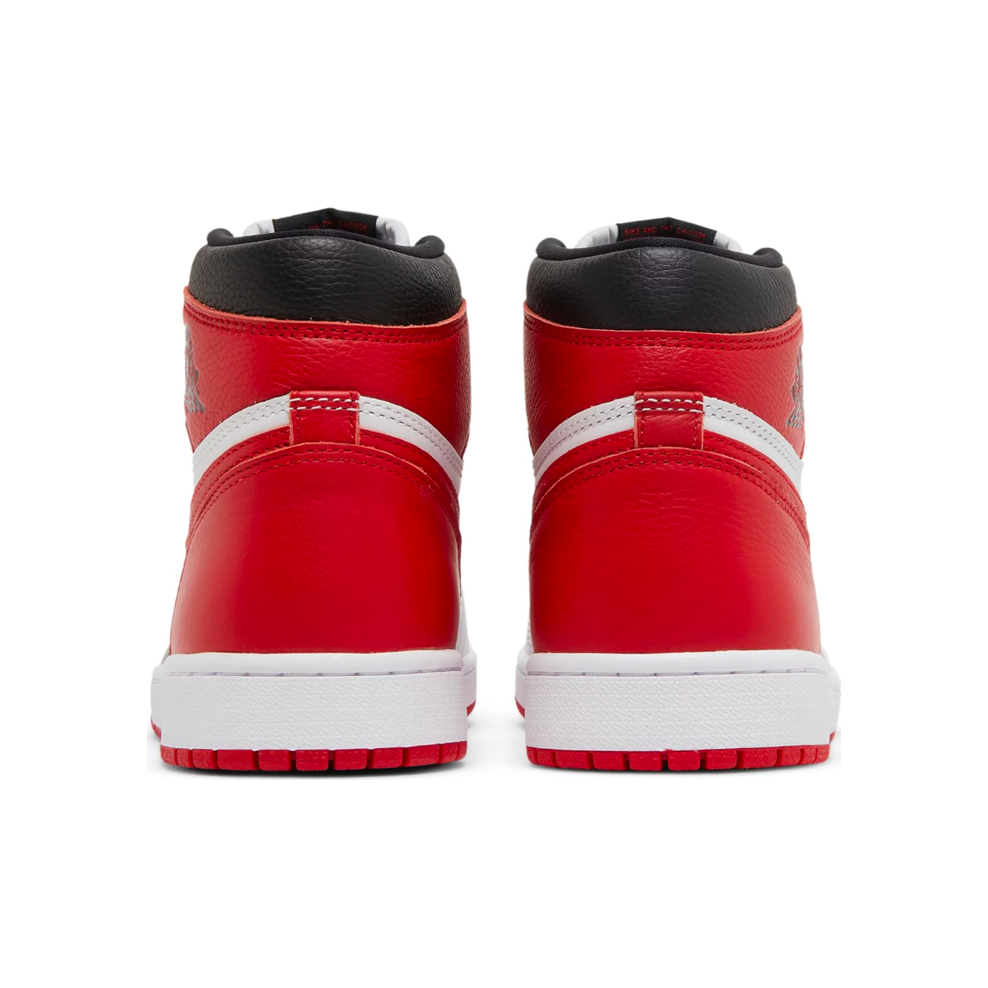 jordan 1 retro high og red black white