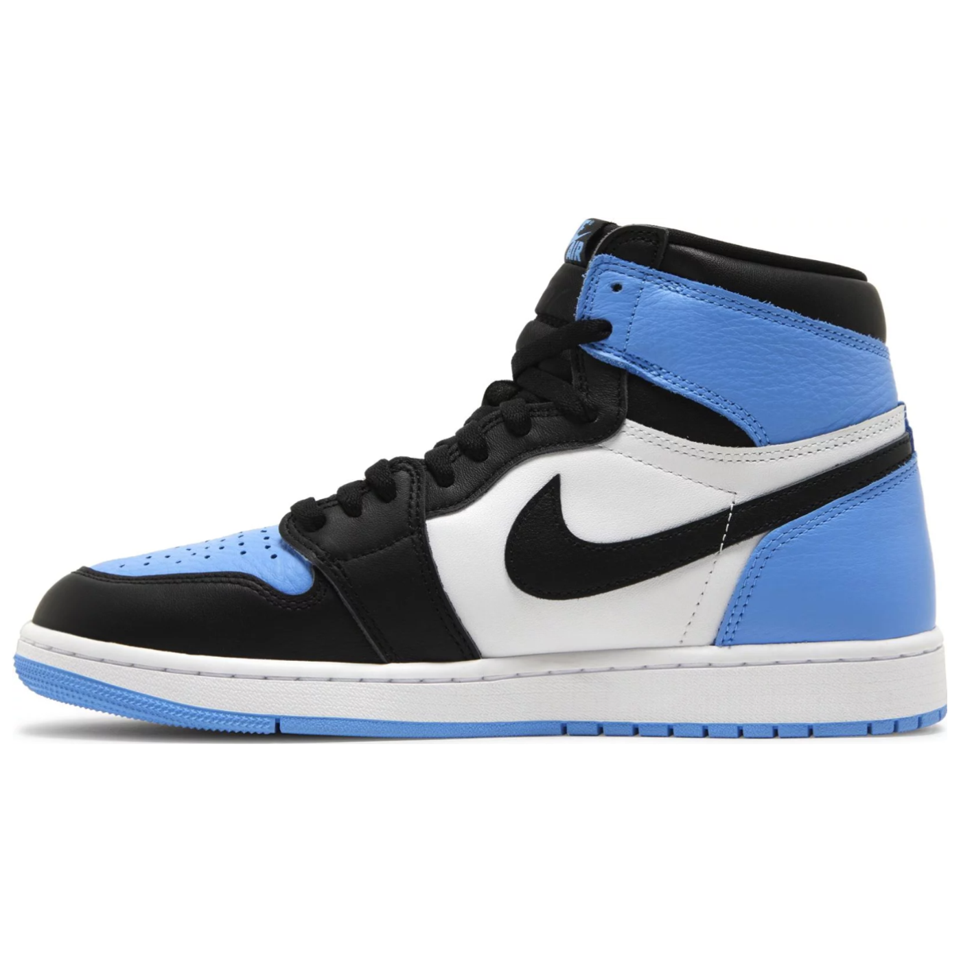 jordan black and light blue