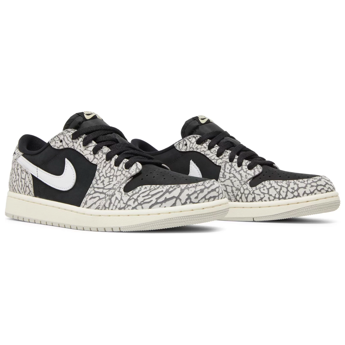 Jordan 1 Retro Low OG Black Cement Swest Kicks