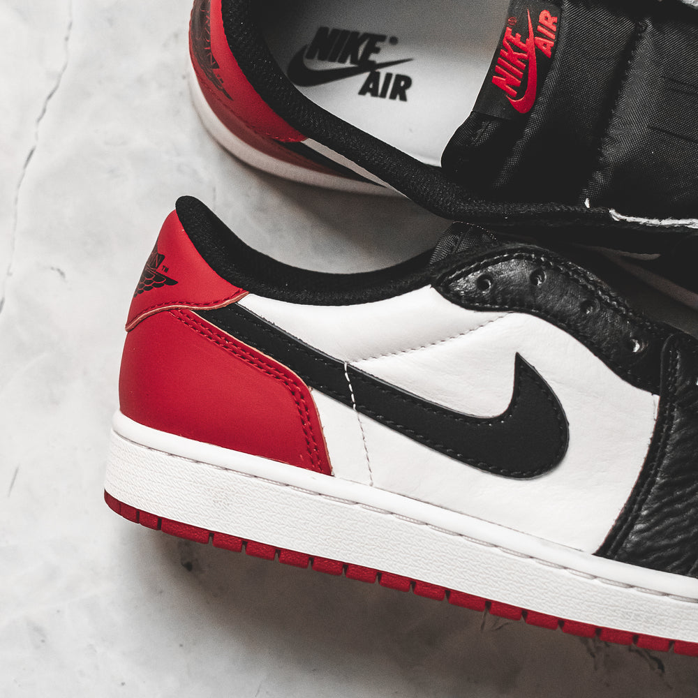 靴 Air Jordan 1 retro Low OG Black Toe Jordan Air Jordan 1 Low OG 