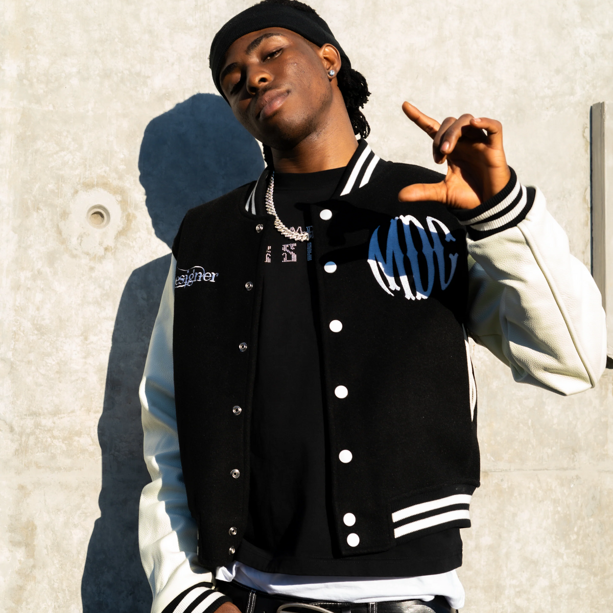 Maro Design Clothing MDC Black Varsity Jacket – Swest Kicks