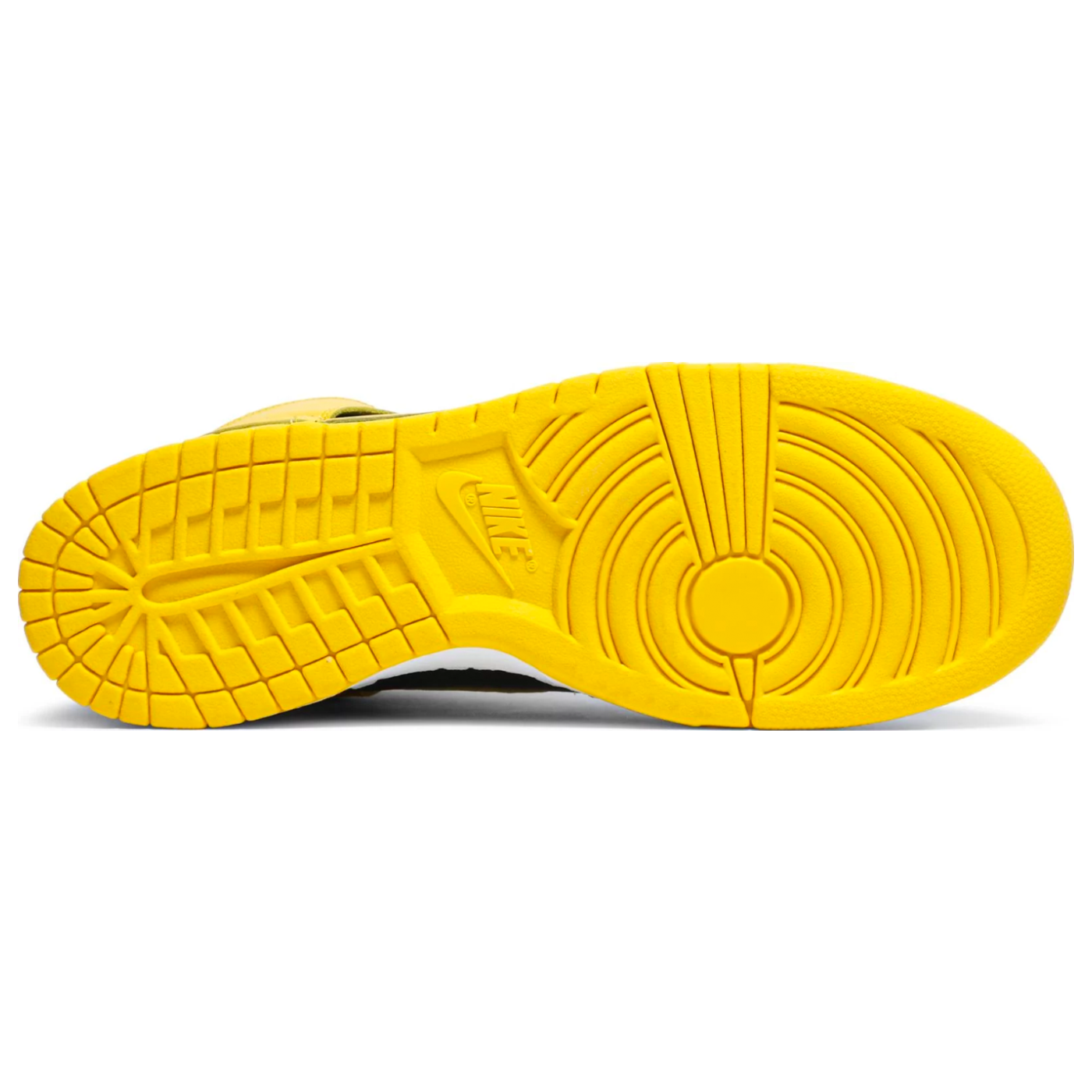 nike dunk high black varsity maize stores