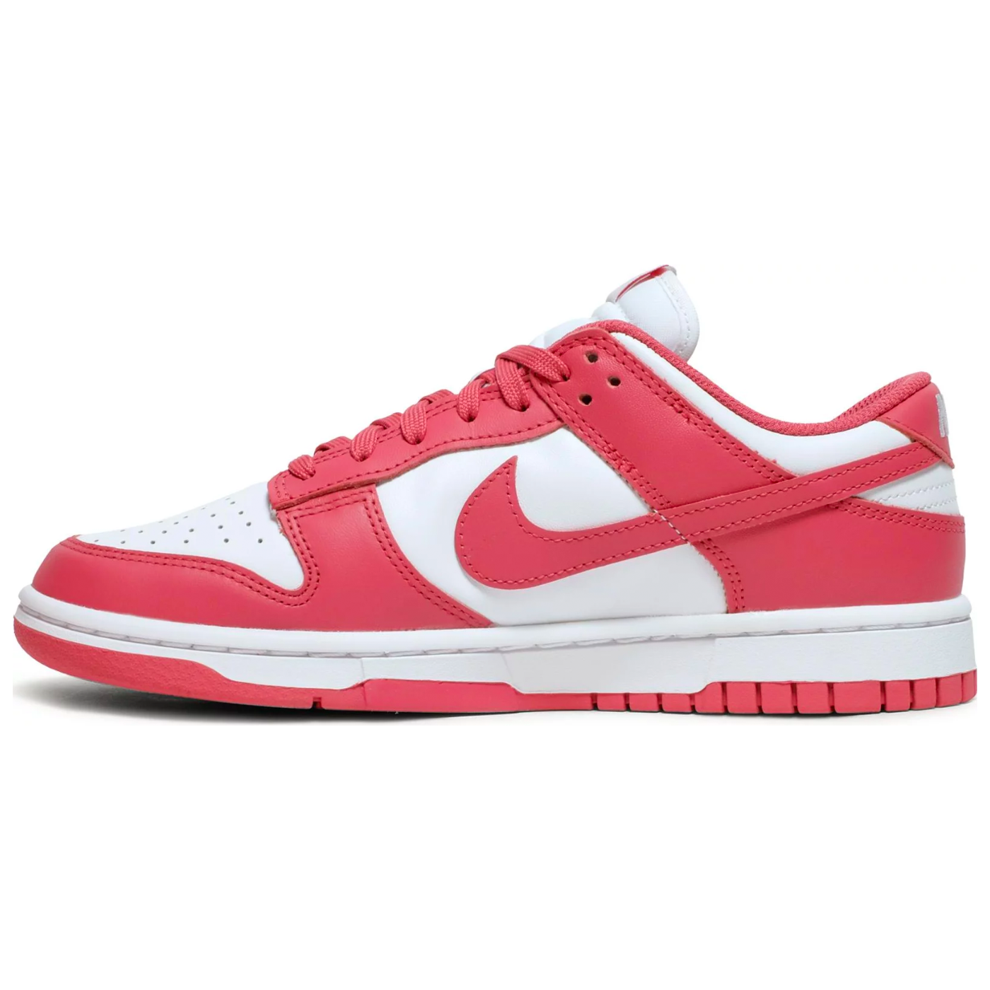 nike dunk low pink and red