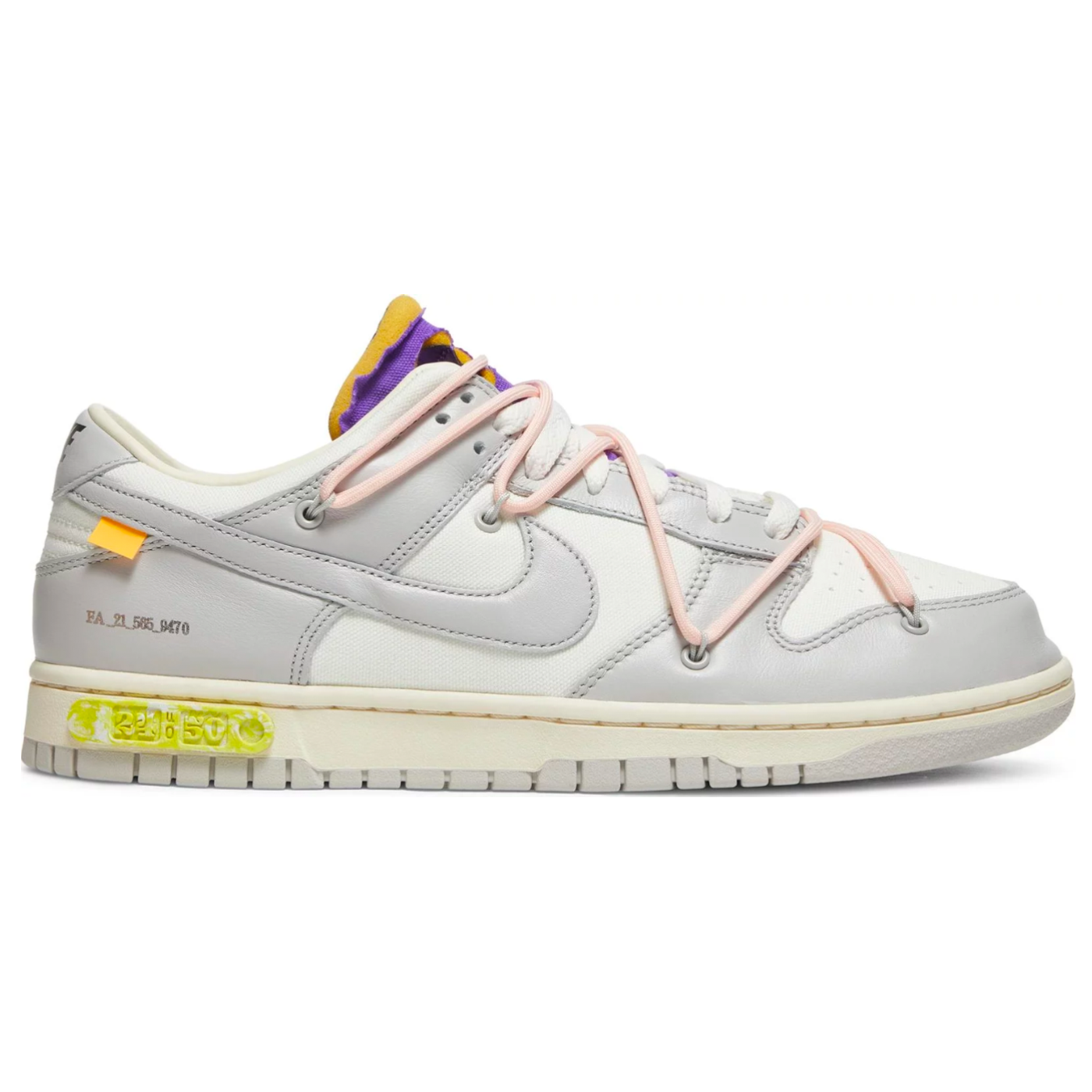 Nike Dunk Low Off-White 'Lot 24 of 50' - Main Image