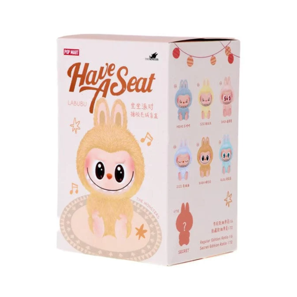 POP MART THE MONSTERS - Have a Seat Vinyl Plush Blind Box (Single POP MART THE MONSTERS - Have a Seat Vinyl Plush Blind Box (Single