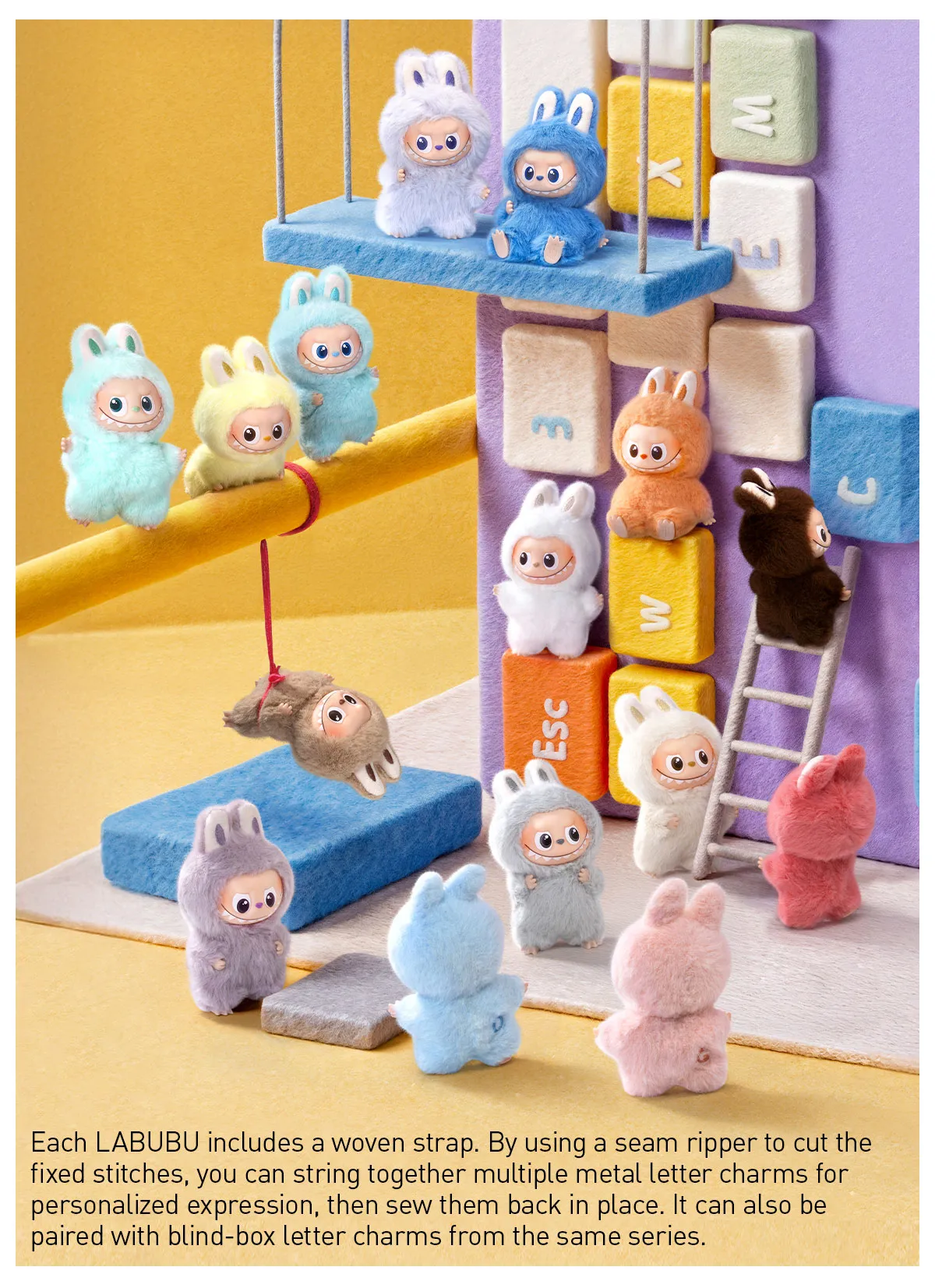 【正規品・未開封】Labubu Pin For Love A~M N~Z 14箱 Labubu Pin For Love N to Z Blind Box