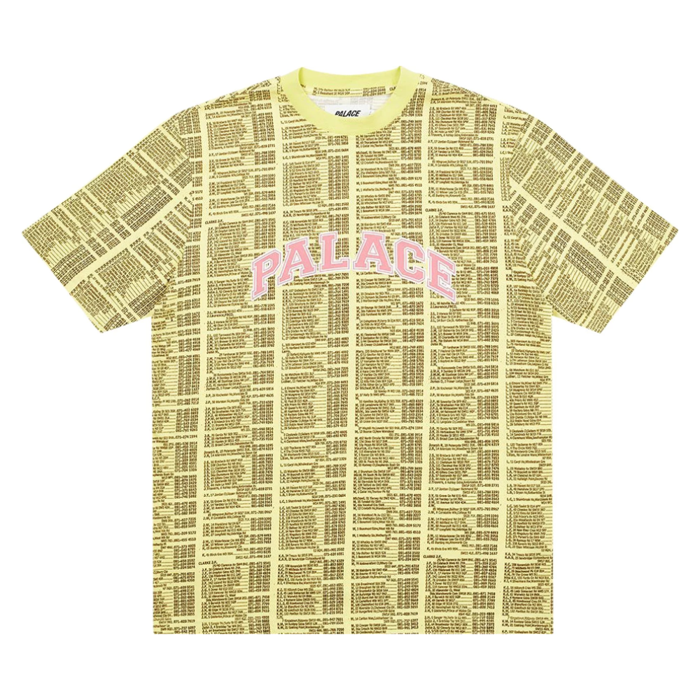 Palace Bell Man Allover Tee Yellow