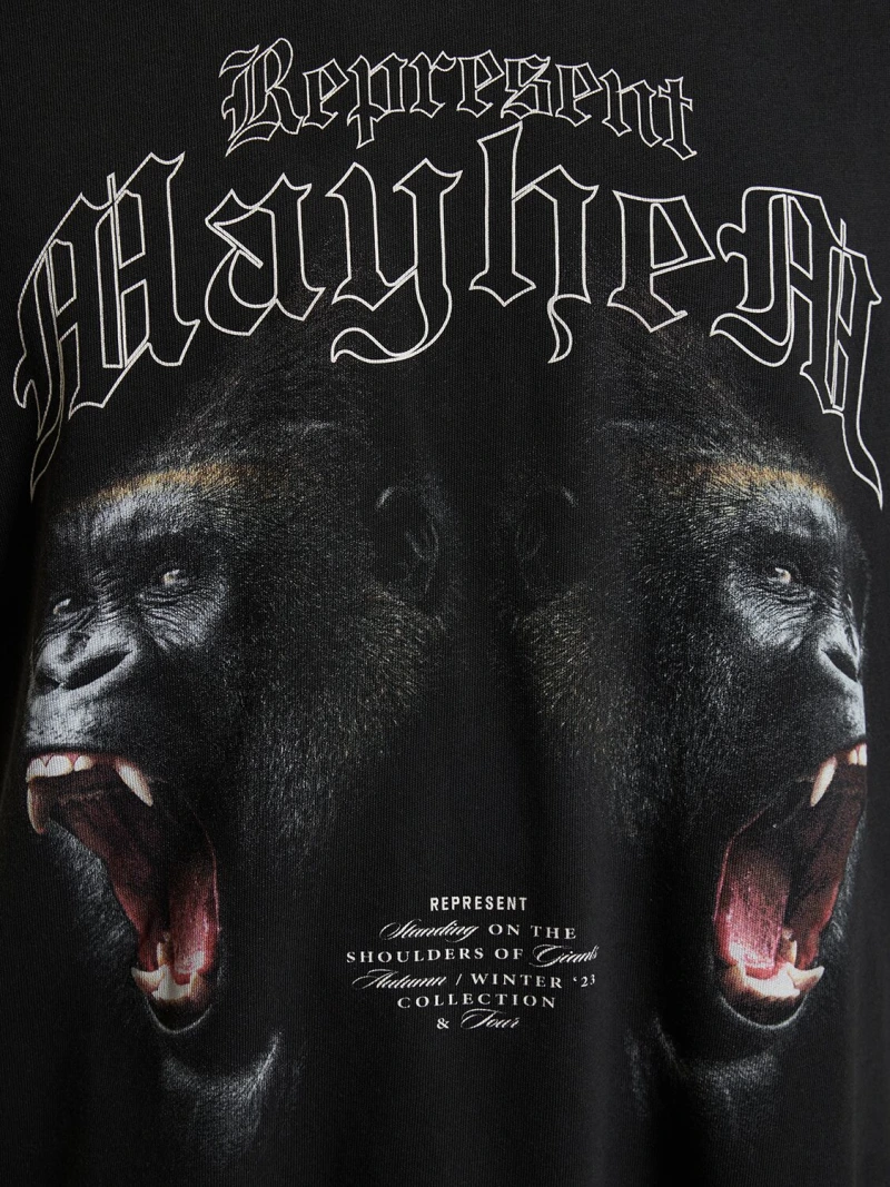 Represent Mayhem Graphic T-shirt 'Black'