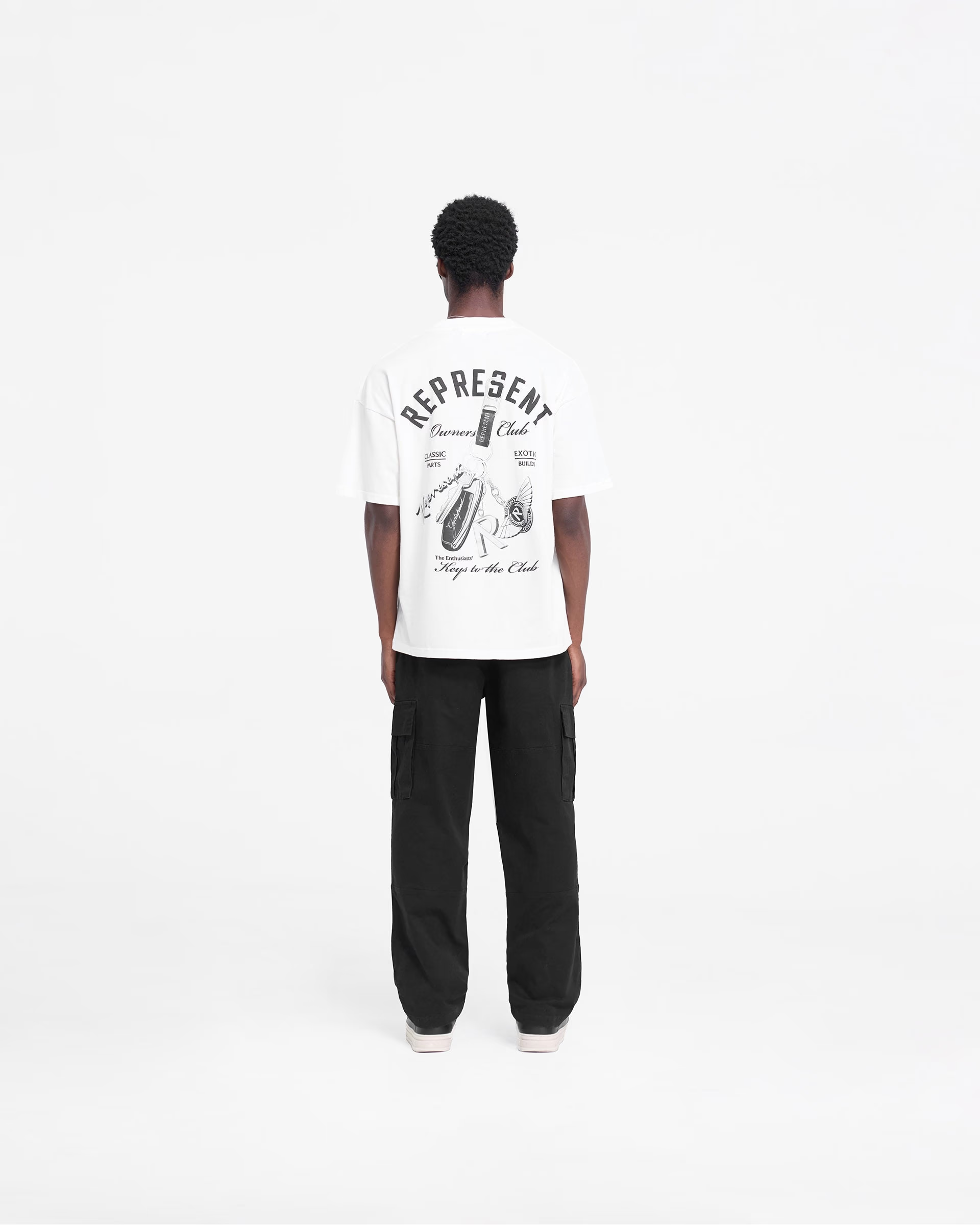Represent Keys To The Club T-Shirt 'Jet White' – Swest Kicks