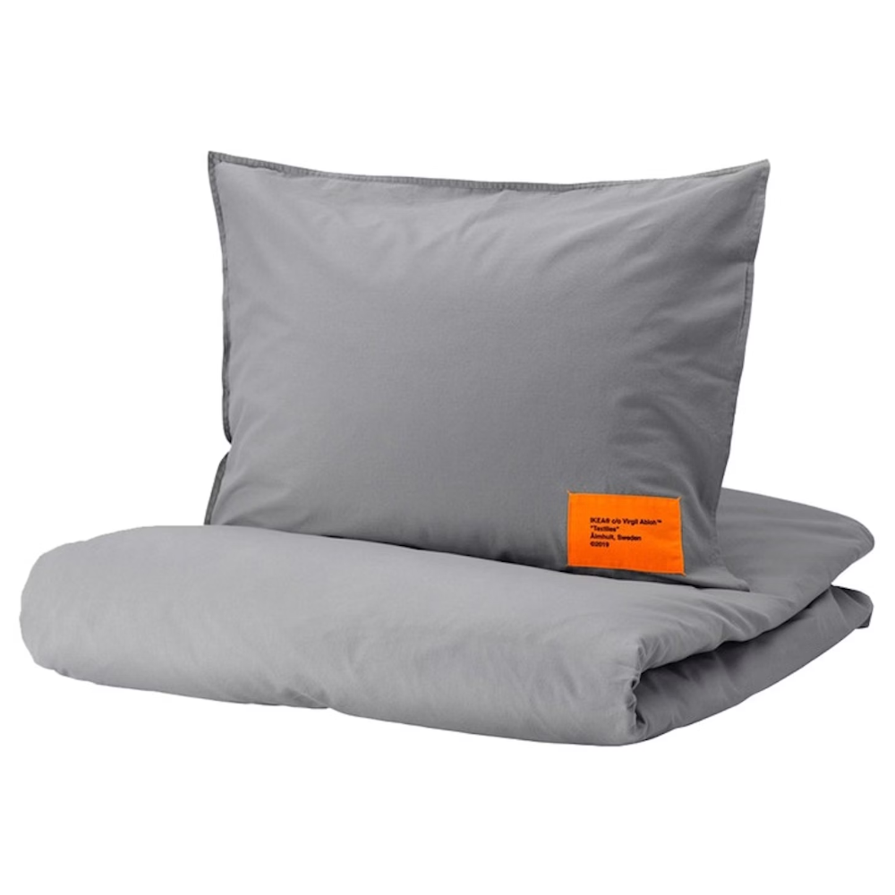 Virgil Abloh x IKEA MARKERAD EU Duvet Cover and 1 Pillowcase Virgil Abloh x IKEA MARKERAD EU Duvet Cover and 1 Pillowcase