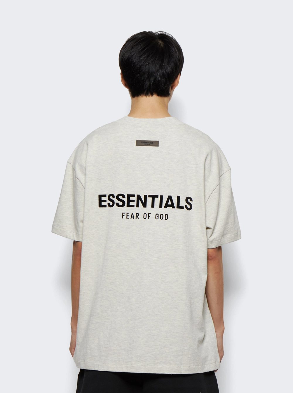 fear of god essentials t shirt white
