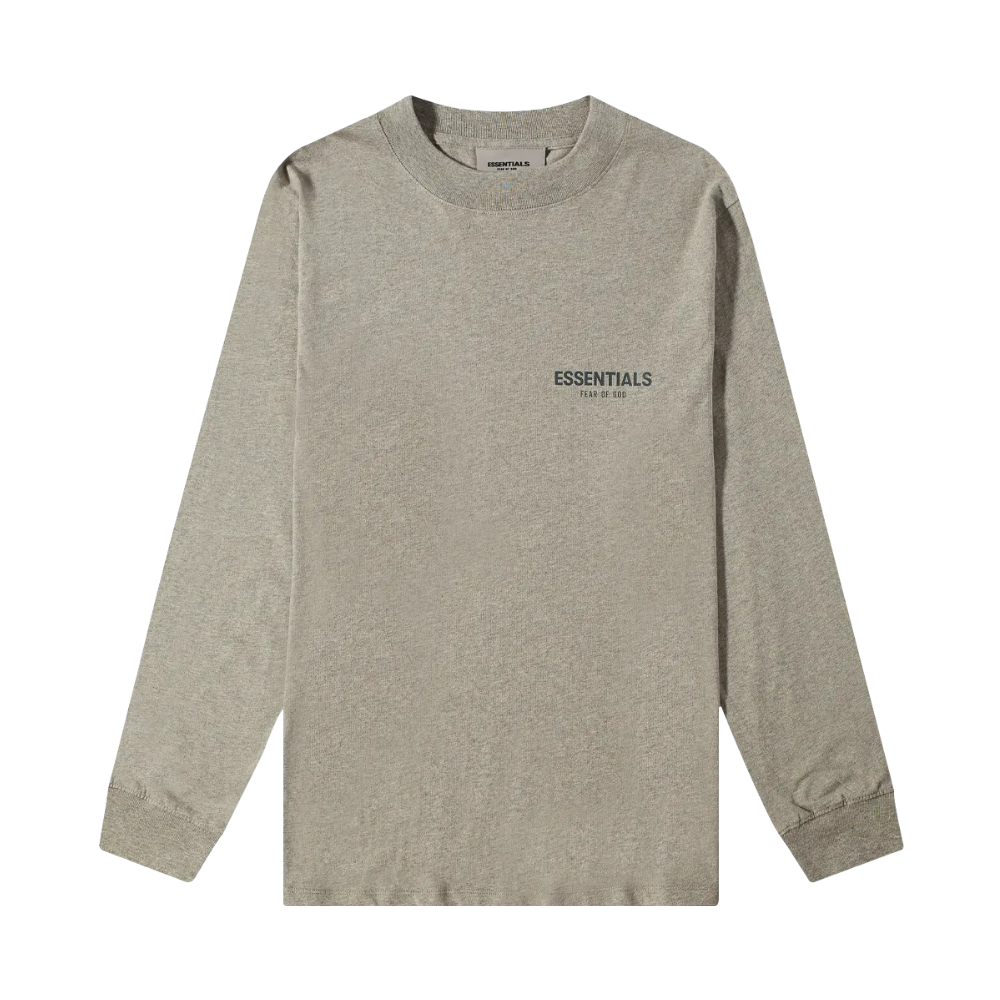 Fear of God ESSENTIALS Long Sleeve Summer Core Tee Dark Heather