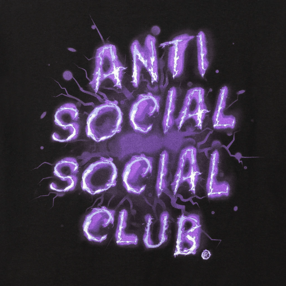 Anti Social Social Club I See Grape Black Tee - Swest Kicks