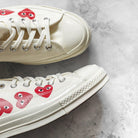 Converse Chuck Taylor All-Star 70 Ox Comme des Garcons Play Multi-Heart White - Swest Kicks