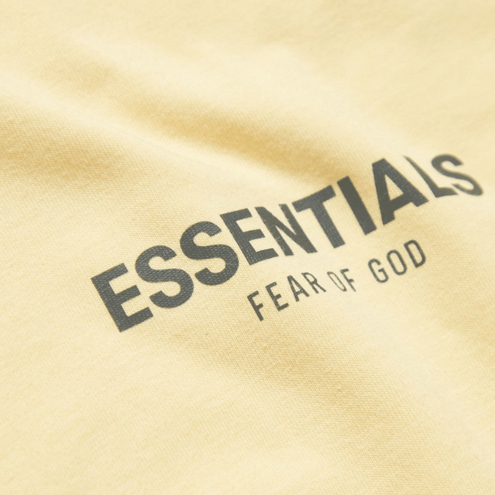 Fear of God ESSENTIALS Appliquéd Logo-Print Long Sleeve Tee - Swest Kicks