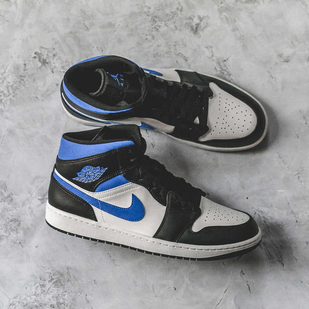 jordan 1 mids racer blue