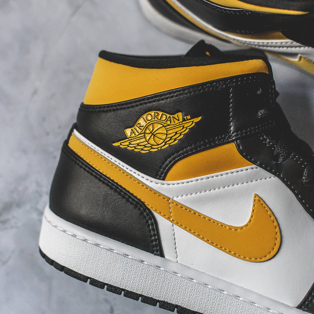 Jordan 1 Mid White Pollen - Swest Kicks