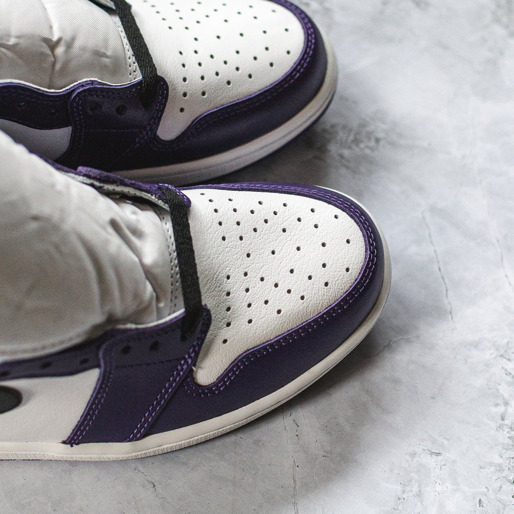 Jordan 1 Retro High Court Purple White - Swest Kicks