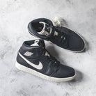 Jordan 1 Retro Mid Obsidian White - Swest Kicks