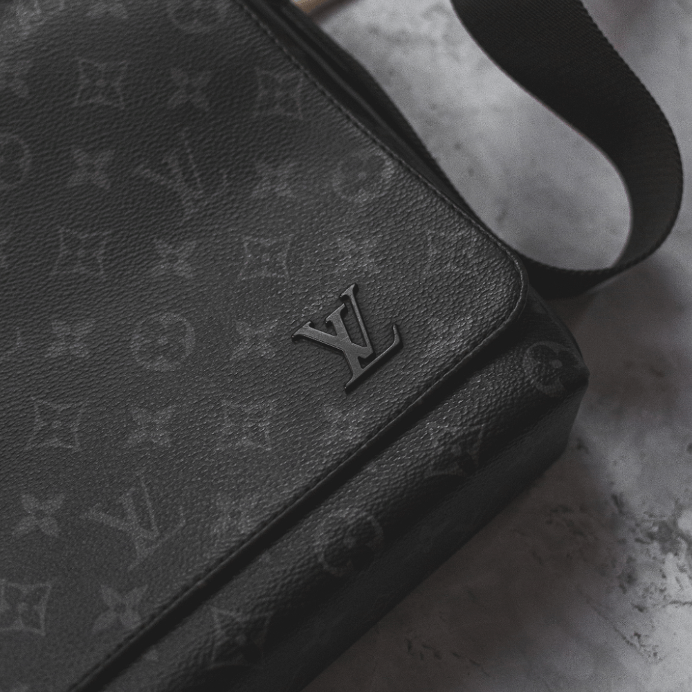 Louis Vuitton District Monogram Eclipse MM Black in Canvas/Leather with  Ruthenium - US