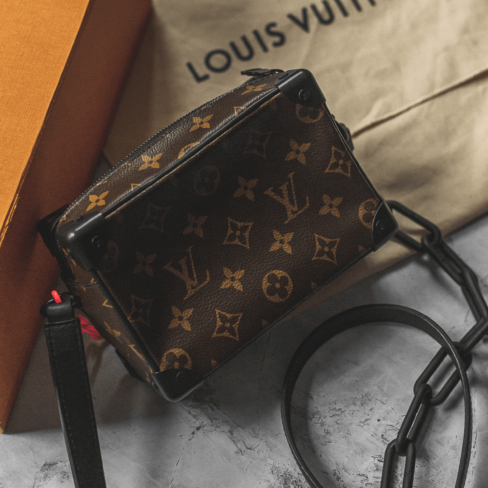 Louis Vuitton Mini Soft Trunk Monogram Brown/Orange in Canvas with
