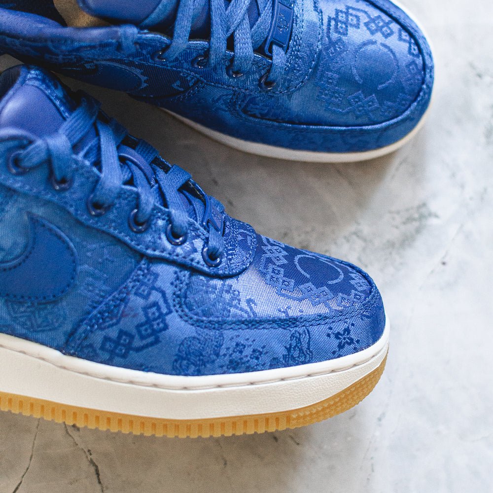 Nike Air Force 1 Low CLOT Blue Silk - Swest Kicks