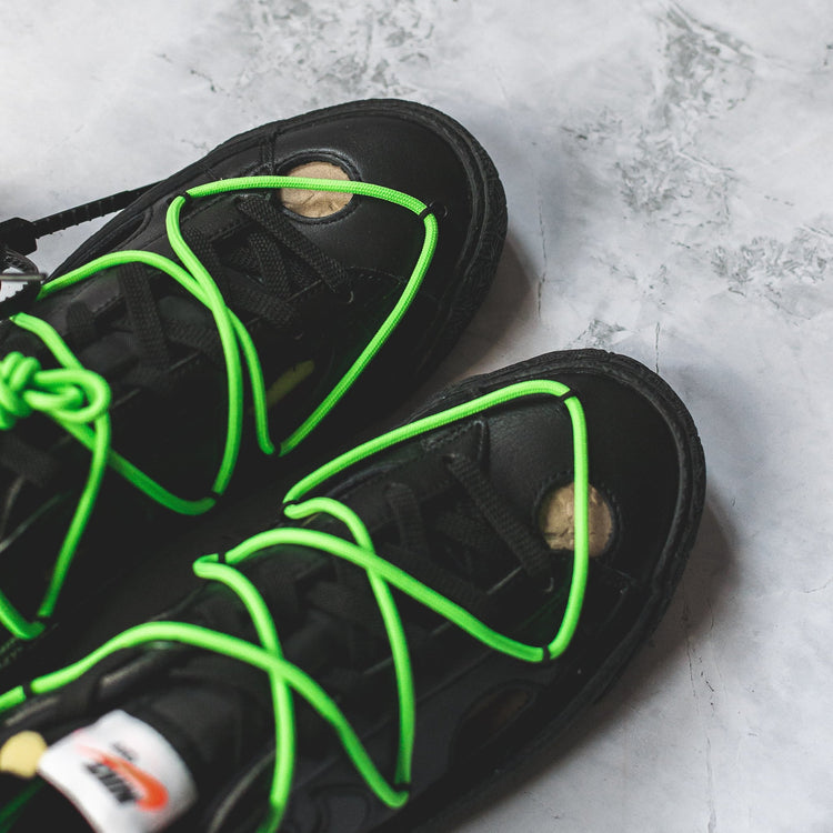 Nike Blazer Low Off-White Black Electro Green - Swest Kicks